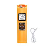 Generico Fiber Tester - Rechargeable LED Light Network Tool Fiber Optic Power Meter Cable Tester, Optical Attenuation Meter SC FC ST Interface FTTH CATV Data Center Diagnostic Device