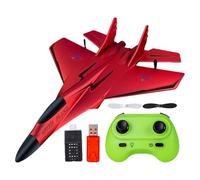 Generico Fighter Model Toy, 2.4GHz RC Fighter Plane Toys with Lights, Pull Back Foam Aircraft Airplane Models, Durable Planes Beginner Kids Boys, Remote Control Flying for Indoor Outdoor Play