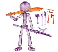 Generico Figura di anime articolata, set di azioni congiunte mobili, statuetta di assemblaggio con per armi multiple, modello di visualizzazione in PVC, statua di anime da collezione con stile dinami