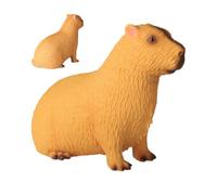 Genérico Figura Giocattolo Capibara 28 Cm | Scultura Artigianale Capibara,Decorazione per Scaffalature Giardino Interno Esterno Tavolo Scrivania Casa