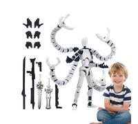 Generico Figure Articolate Fantastiche - Robot Snodabile Giocattolo Da Collezione | Giocattoli Articolati Preassemblati, Giocattoli Mobili Per Bambini e Collezionisti Appassionati