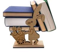 Genérico Figure di coniglio - Figura di coniglio in legno | Decorazioni per feste per scrivania, ufficio, soggiorno, camera da , davanzale