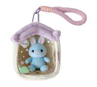 Genérico Figure Display Bag - Plush Doll Storage Pouch | Clear Dustproof Carrying Case | Portable Doll Pouches For Anime Convention Toy Collection Travel Shelf Dorm Room Home Indoor Outdoor Use