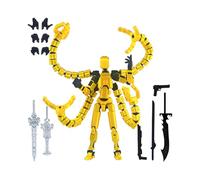 Generico Figure Snodabili Da Azione | Robot Da Collezione | Personaggi D'azione Snodabili Stampati In 3D | Giocattoli Mobili Per Bambini E Collezionisti Appassionati