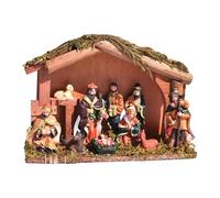 Generico Figurina Del Presepe Di Natale,Statuine Religiose Della Sacra Famiglia | Decorazioni Per Il Presepe Natalizio Da Tavolo,Per Tavolo Casa Comodino Scrivania Mensola Appartamento