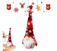 Genérico Figurina di Elfi Natale | Scatola Di Caramelle con Decorazione Natalizia Gnomi - Casa per Dolci Cioccolato Stanza Rack Aula Bambini Cucina Familiare Bar Tè