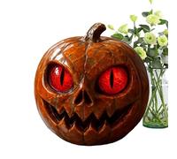 Generico Figurine di di Halloween - Decorazione Festiva Zucche Occhi - Figura Gotica Halloween per Casa Stregata Scrivania Vetrina Ingresso Tavola