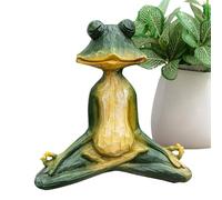 Generico Figurine di yoga - Scultura di, statua della | Figurina per yoga in resina, decorazione da collezione di animali per scaffali, tavolo, soggiorno, ufficio, sala di meditazione, disp