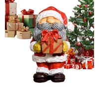 Generico Figurine in Resina per il Natale - Scultura in Resina per Feste | Statua di Natale | per Soggiorno Camera da Letto Tavolino da Notte Libreria Scaffale per Libri Esposizione