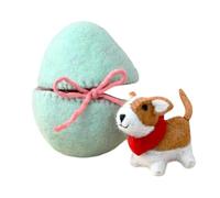 Generico Filled Easter Eggs | Compact Easter Decor Stuffed Animal Doll | Felt Animal Toys | for Teens Kids Adults Girls Boys Women Shelf Table Bed Sofa Couch Nursery Bedroom Living Room Study