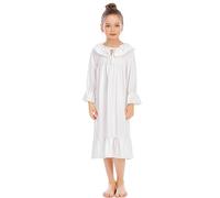 Generico Filles à Manches Longues Chemise de Nuit Pyjamas Enfant en Bas âge Robe de Nuit Pyjama Princesse Enfants Chemise de Nuit Robes de Nuit pour Les Filles Comodo