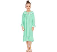 Generico Filles à Manches Longues Chemise de Nuit Pyjamas Enfant en Bas âge Robe de Nuit Pyjama Princesse Enfants Chemise de Nuit Robes de Nuit pour Les Filles Comodo