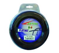 Generico Filo per Decespugliatore, Nylon Rotondo Platino Viola, Ø 3,3 mm x 56 Metri