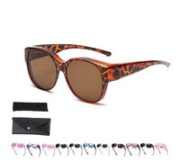 Generico Filterseed Polarized Sunglasses, 2025 New Polarized Uv400 Protection Trendy Round Cat-Eye Sunglasses, Fit over Glasses (F)