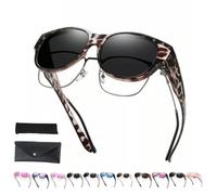 Generico Filterseed Polarized Sunglasses, 2025 New Polarized Uv400 Protection Trendy Round Cat-Eye Sunglasses, Fit over Glasses (K)