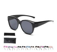 Generico Filterseed Polarized Sunglasses, 2025 New Polarized Uv400 Protection Trendy Round Cat-Eye Sunglasses, Fit over Glasses (E)