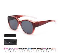 Generico Filterseed Polarized Sunglasses, 2025 New Polarized Uv400 Protection Trendy Round Cat-Eye Sunglasses, Fit over Glasses (B)