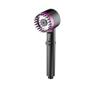 Generico Filtro Manuale Doccia Portatile for Articoli da Bagno Soffione Manopole for Risparmio Idrico Accessori Docce Maniglia Completa Tubo Casa(Purple Shower Head)