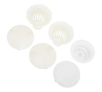 Generico Filtro per Sputacchiera Dentale Set da 3 Pezzi in Abs Bianco Design Portatile e Resistente, Attrezzatura per Pazienti in Clinica Dentale