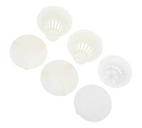 Generico Filtro per Sputacchiera Design Portatile e Resistente, Accessori Pratici in Abs Bianco, Set 3 Pezzi per Applicazioni Cliniche e Pazienti