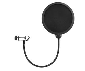 Genérico Filtro Pop Filtro per microfono - Microfono per schermo del Wonnscreen microfono a doppio strato con collo flessibile per piegare il canto