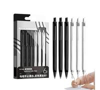 Generico Fine Point Pens Assorted Colors - 0.7mm 6 Colors Retractable Washable Acrylic Colored Pens Set Smooth Gel Ink Writing Drawing Pen | For Office School Journaling Sketching