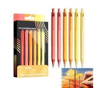 Generico Fine Point Pens Assorted Colors - 0.7mm 6 Colors Retractable Washable Acrylic Colored Pens Set Smooth Gel Ink Writing Drawing Pen | For Office School Journaling Sketching