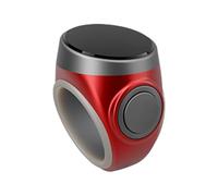 Generico Finger Counter, 4-Digit Clicker Ring with Large Digital Display, Portable Prayer Counting Aid, Number Count Clicker for Meditation, Relaxation, Active Fingers, (Black/Red/Green)