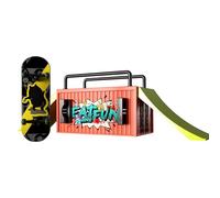 Generico Finger Skateboard - Fun Finger Skateboards Ramp Set | Mini Skateboard Fingerboard - for Children and Adults Improves Fingers Skills Dexterity and Creative Play at Home or Office.