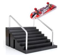 Generico Finger Skateboard Park, Fingers Board Skate Park Kit, Skateboard Fingerr Toys Deck Ramp voor jongens of meisjes cadeau, Mini Fingeer Board Skate Training voor kinderen