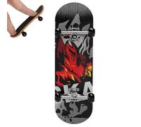 Generico Finger Skateboards - Maple Wood Alloy 9.9x2.9x2.2cm | Mini Skateboard Toy Fingerboard Ramp Kit Trick Training Set | For Kids Coordination Indoor Play Collectible Gift And Daily Fun