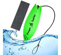 Generico Finger Surfboard - 12cm ABS Material, Fingerboard Toy, Lightweight Design | Adjustable Strap, Wind Surf Simulation, Wind Surfing Toy For Beach Lovers, Kids, Travel Entertainment