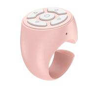 Generico Fingertip Wireless Bluetooth Remote Control Ring, Scroller, Rechargeable Camera Shutter Controller, Compatible with Common Electronic Devices