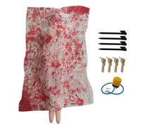 Generico Finto Decorazioni Gonfiabili Spaventose E Realistiche per Feste | Kit Oggetti Di Scena Horror Da Esterno per Casa Vacanza e Feste Interno Esterno Giardino Prato Cortile Terrazza