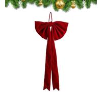 Generico Fiocchi di Natale Grande Velluto Festivo