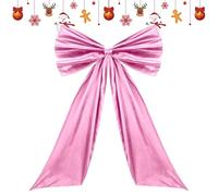 Generico Fiocchi Natalizi, Nastro Decorativo, Grande, Extra Large da 25x41 Pollici con Cinghie | Decorazione della Mensola del Portico della Parete della Porta D'ingresso per Il Matrimonio di Com