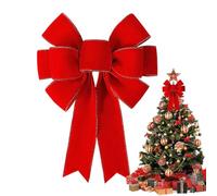 Generico Fiocchi per Albero di Natale,Grandi Decorazioni per La Casa | Fiocchi di Natale Addobbi Festivi,per Parete Porta D'Ingresso Ghirlanda Giardino Addobbi Invernali E Feste