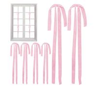 Generico Fiocco Albero di Natale - Decorazioni Natalizie Fiocchi Esterni,Set 6 Pezzi Addobbi Festivi per Feste Riunioni Casa Auto Matrimonio Vacanze