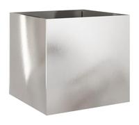 Generico Fioriera Argento 49x47x46 cm in Acciaio Inox
