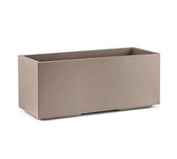 Generico FIORIERA vaso RETTANGOLARE MATHERIA Colore AVANA in plastica CON RUOTE 100CM VECA AMDGarden…