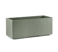 Generico FIORIERA vaso RETTANGOLARE MATHERIA Colore BRONZO in plastica CON RUOTE 100CM VECA AMDGarden