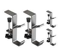Generico Fireplace Garland Hangers, Adjustable Mantel Hooks, Anti Rust Stocking Holders, No Slip Display Accessories for Christmas Decorations, Mantel Shelves, Seasonal Home Decor Use 11x8.7x2cm