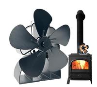 Generico Fireplace Stove Fan - Heat Powered Wood Stove Fan With Quiet | Winter Indoor Heating Circulation For Log Burners, Stoves, And Fireplaces | Thermal Air Flow Enhancer