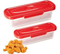 Generico Fish Batter Shaker - PP Material, Breading Bowl with Lid, Coating Container | Batter Mixing Tray, Crumb Shaker for Chicken Wings, Onion Rings, Vegetables, Home Kitchen and Dining Room Use