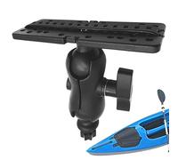 Generico Fish Finder Mount-Universal Multi-Pattern Mounting Plate, Heavy Duty 360° Swivel Base, Marine-Grade Electronics Holder For Kayaks & Boats | For, Lowrance,