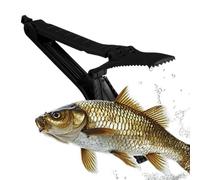 Generico Fish Grips - Fish Control Clamp Tong Tackle | Foldable Fishes Gripper with Serrated Teeth | Portable Non-Slip Fishes Catcher Pliers for Saltwater Kayak Boat Lake Rock Ice Fishing Angler