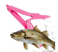 Generico Fish Grips - Fish Control Clamp Tong Tackle | Foldable Fishes Gripper with Serrated Teeth | Portable Non-Slip Fishes Catcher Pliers for Saltwater Kayak Boat Lake Rock Ice Fishing Angler