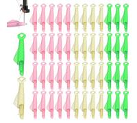 Generico Fish Mouth Needle Threaders - 50PCS Portable Sewing Tools for Embroidery Floss & Craft Projects | Quick Thread Inserters for Hand Sewing & Stitching