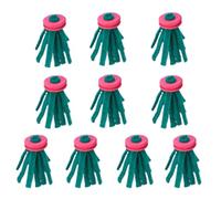 Generico Fish Spawning Mops - 10PCS Fry Protection Egg Collector | Floating Breeder Mop Aquarium Accessory | Decorative Aquatic Plant Mop For Betta Fish Feeding Hiding Resting Breeding Beginners