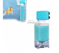 Generico Fish Tank Pump And Filter System, Automatic Aquarium Filter System, Fish Tank Filter, Quiet Operation Silent Submersible Filter, Multi Purpose Energy-Efficient Aquarium Pumps(20w)